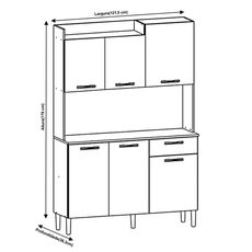 Kit-Cozinha-Genova-6-Portas-Nogueira-Off-White-8907-Kits-Parana