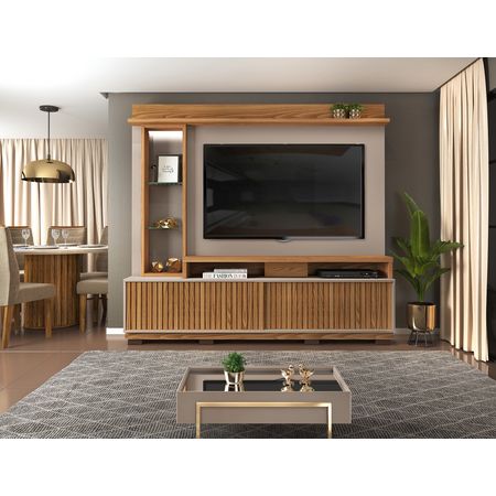 Estante-Home-Para-Tv-65-Polegadas-Mafra-Com-Led-Carvalho-Nobre-griz-Com-Pes