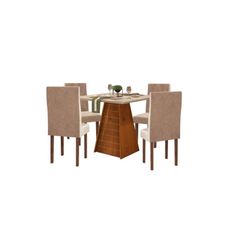 Mesa-De-Jantar-Dj-Fler-090-Rustico-Terrara-off-White-4-Cadeiras-New-Agata-Dj-Moveis